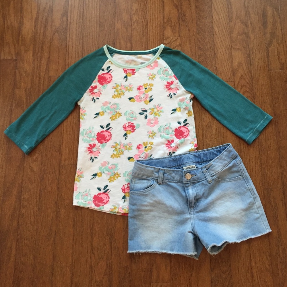 Cherokee bundle both shirt and shirts girls 10-12